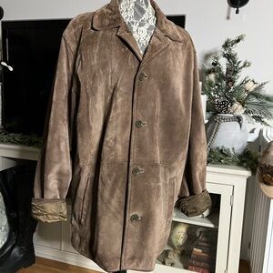 J.Crew Genuine Suede Barn Coat